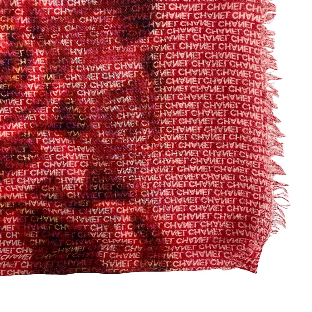 シャネル CHANEL スカーフ ココマーク ロゴ 17S ピンク