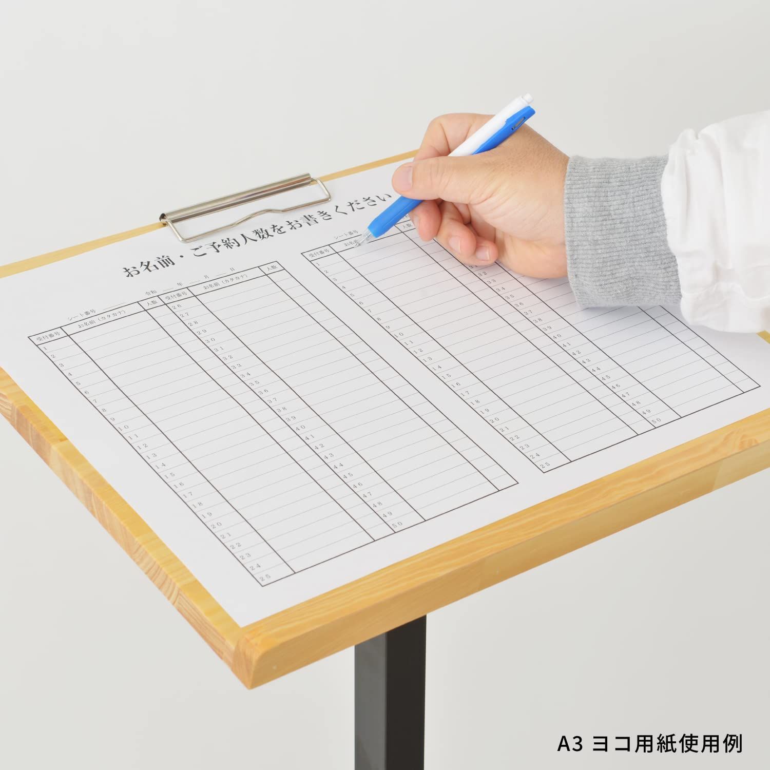 新 記名台 白木 記名台スタンド 看板 順番待ち 記名台 ウェイティングスタンド 天板木製 飲食店 レストラン メニュー台 SKLAD-KIRPICHA_RU