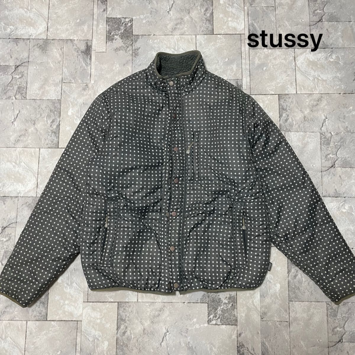 stussy ステューシー ナイロンジャケット フリース ボア SS