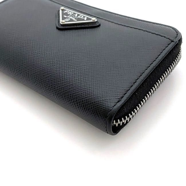 PRADA プラダ キーリング付コインケース 1PP122 楽天市場】プラダ キーケース コインケース サフィアーノ