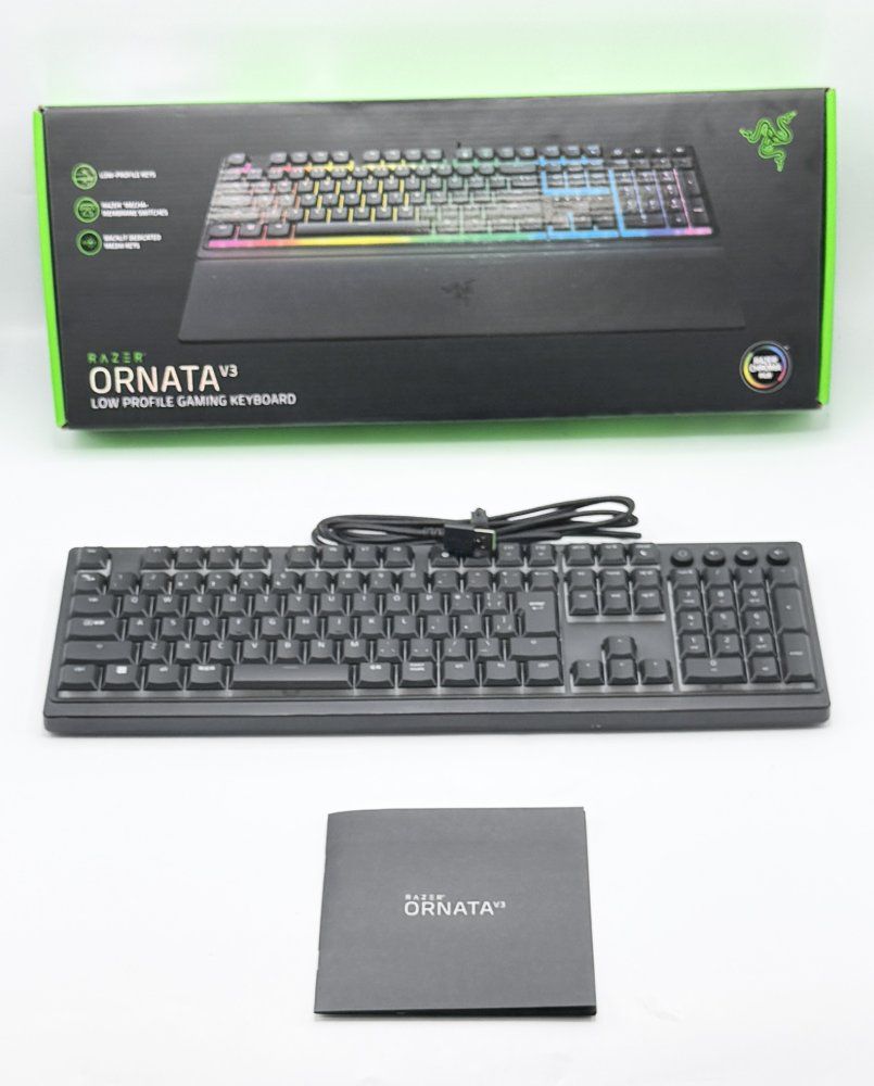 Razer レイザー Ornata V3 JP ゲーミングキーボード 有線 薄型 キーボード ブラック