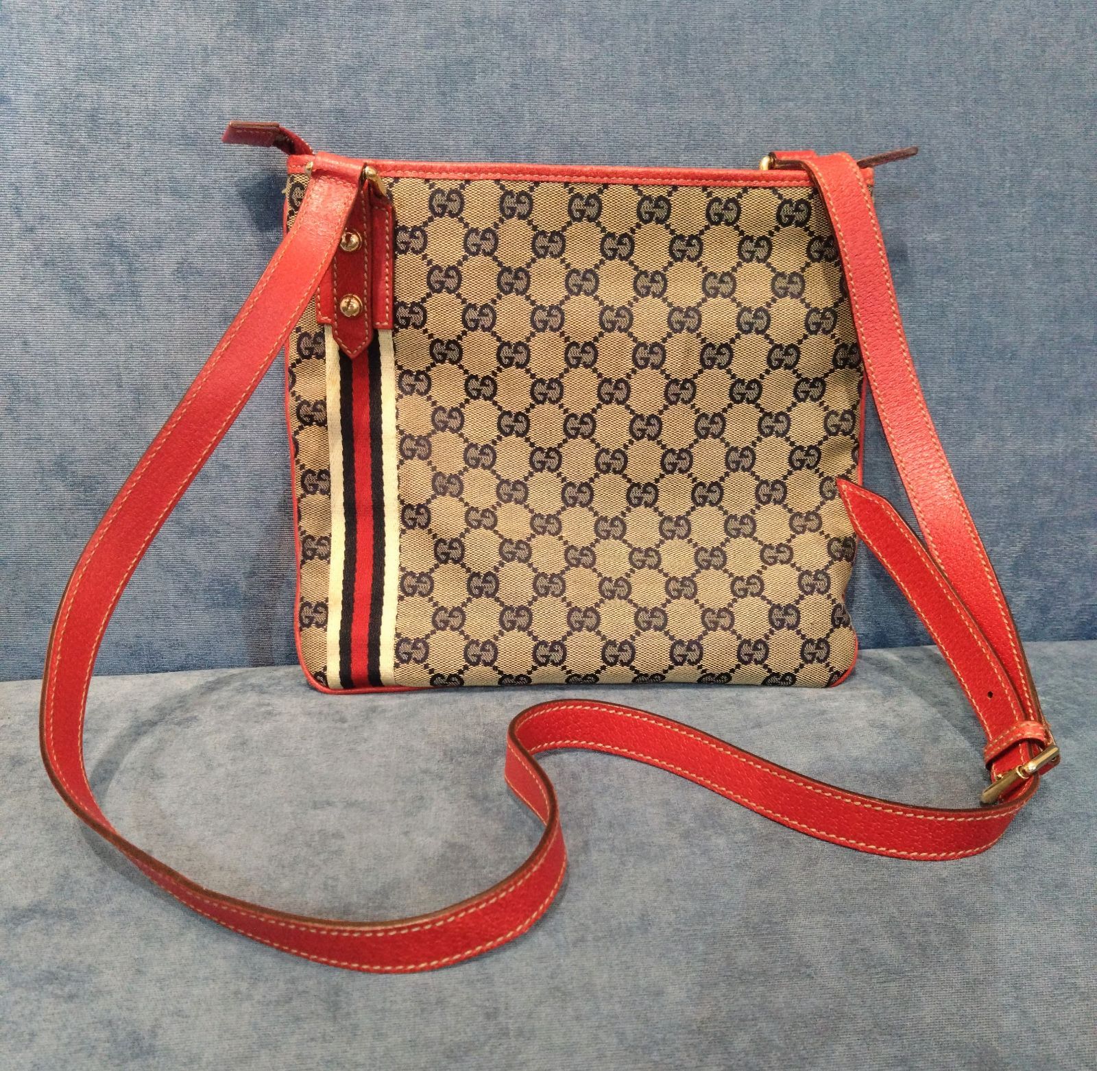 ☆2129 大人気！ GUCCI グッチ シェリー GG柄 ショルダーバッグ レッド 