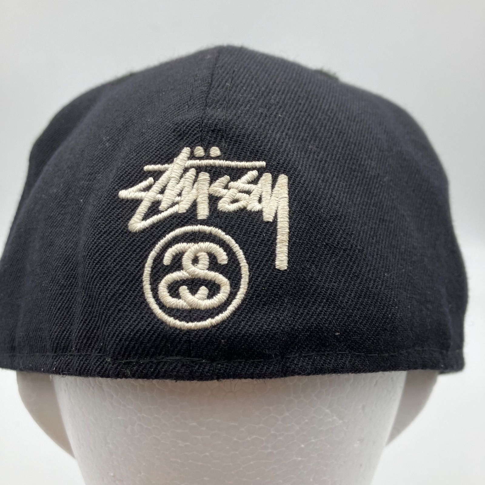 NEW ERA × STUSSY ニューエラ ステューシー ロゴ 刺繍 コラボ キャップ 帽子 ブラック 黒 59fifty 57.7cm メンズ  SG177-5 - メルカリ