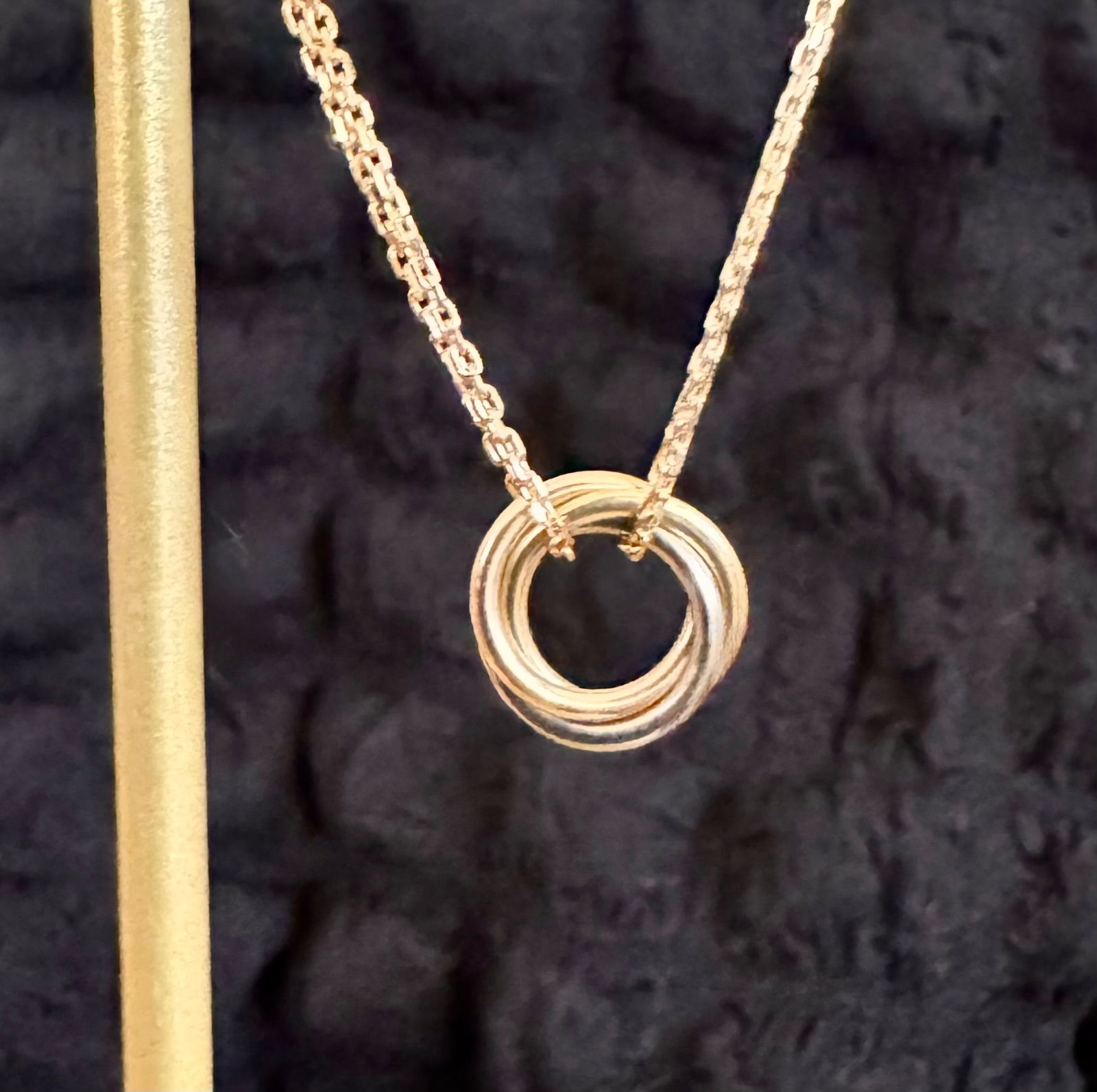 ギャランティ箱付き◆Cartier◆スイートトリニティネックレス*カルティエ 新品磨き済◇ギャランティ箱付き◇Cartier◇スイートトリニティ