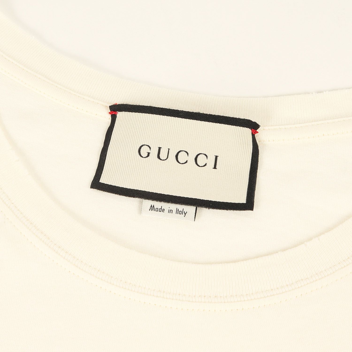 GUCCI グッチ Tシャツ サイズ:XS / ショルダー ロゴ Tシャツ (493117 