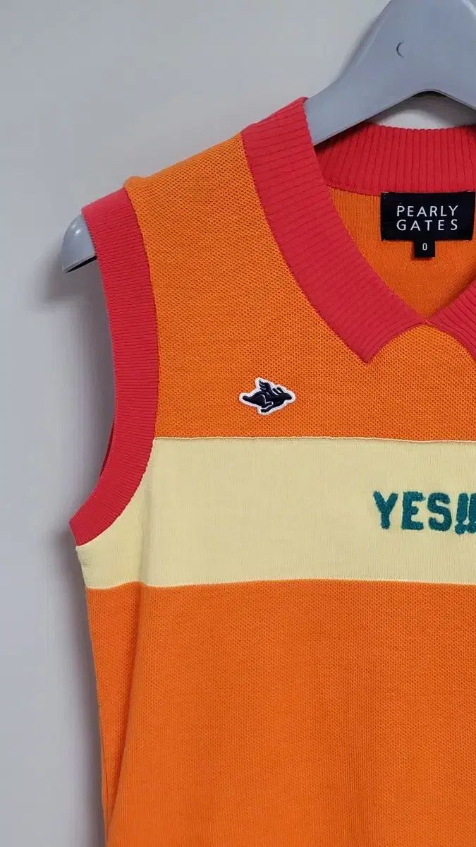 パーリーゲイツ ベスト オレンジ パーリーゲイツ/ニットベスト/053