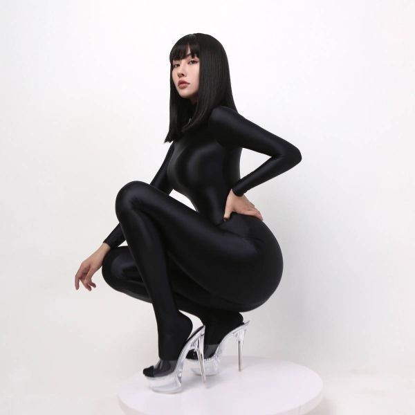 全身タイツ マスクなし 黒 男性女性兼用 Sサイズ ゼンタイ コスプレ ZENTAI ボディースーツ 仮装 イベント 戦隊 ヨガスーツ 水着 -  メルカリ