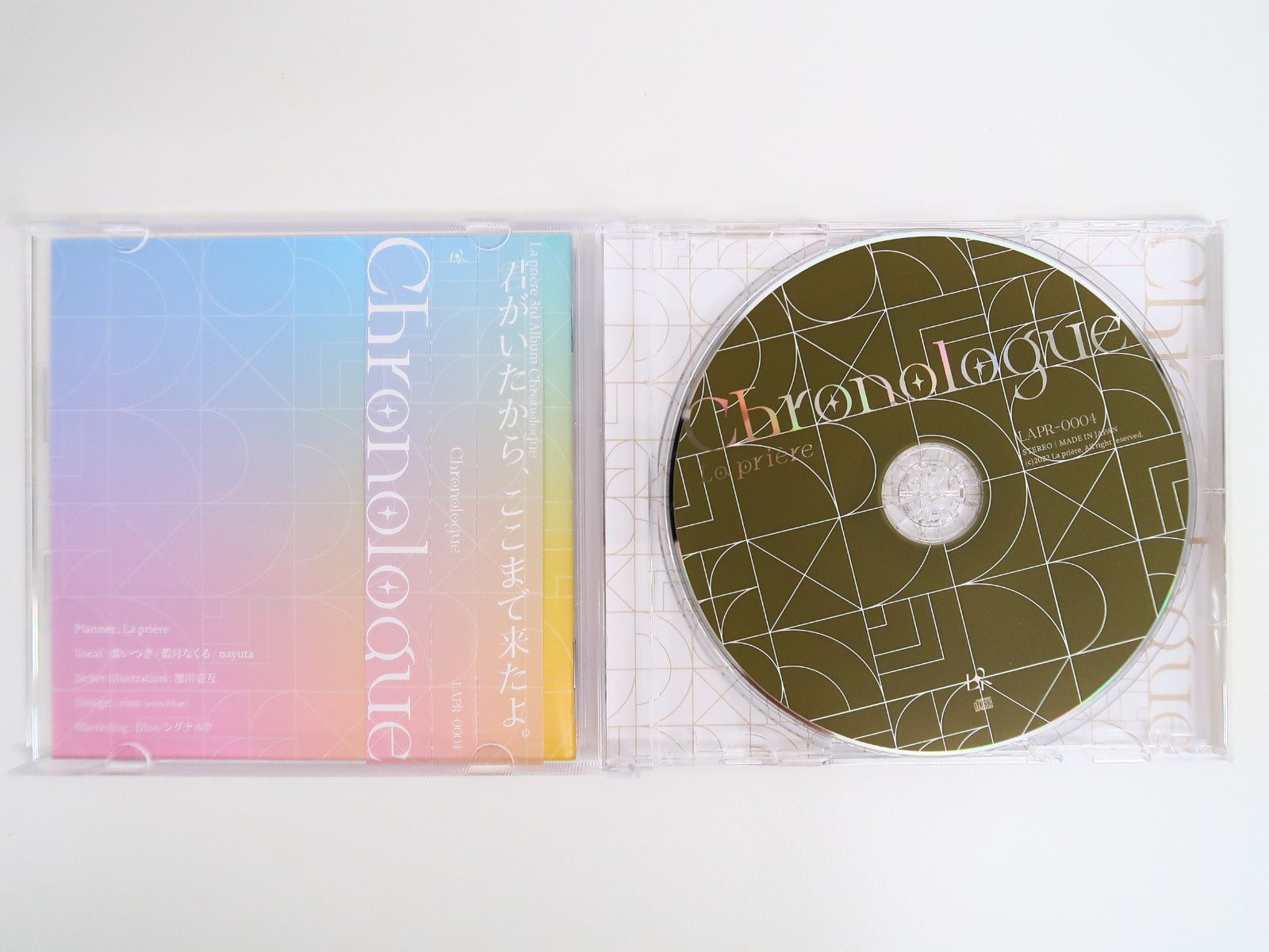 同人CD/Chronologue 特装版 La priere/棗いつき/藍月なくる