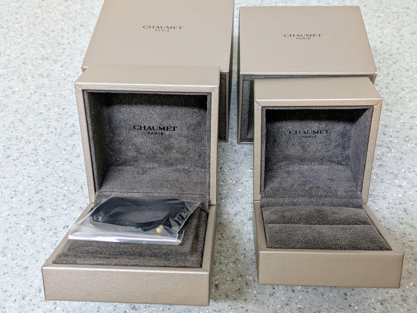 ショーメ chaumet リングケース アクセサリーケース （空箱）2個