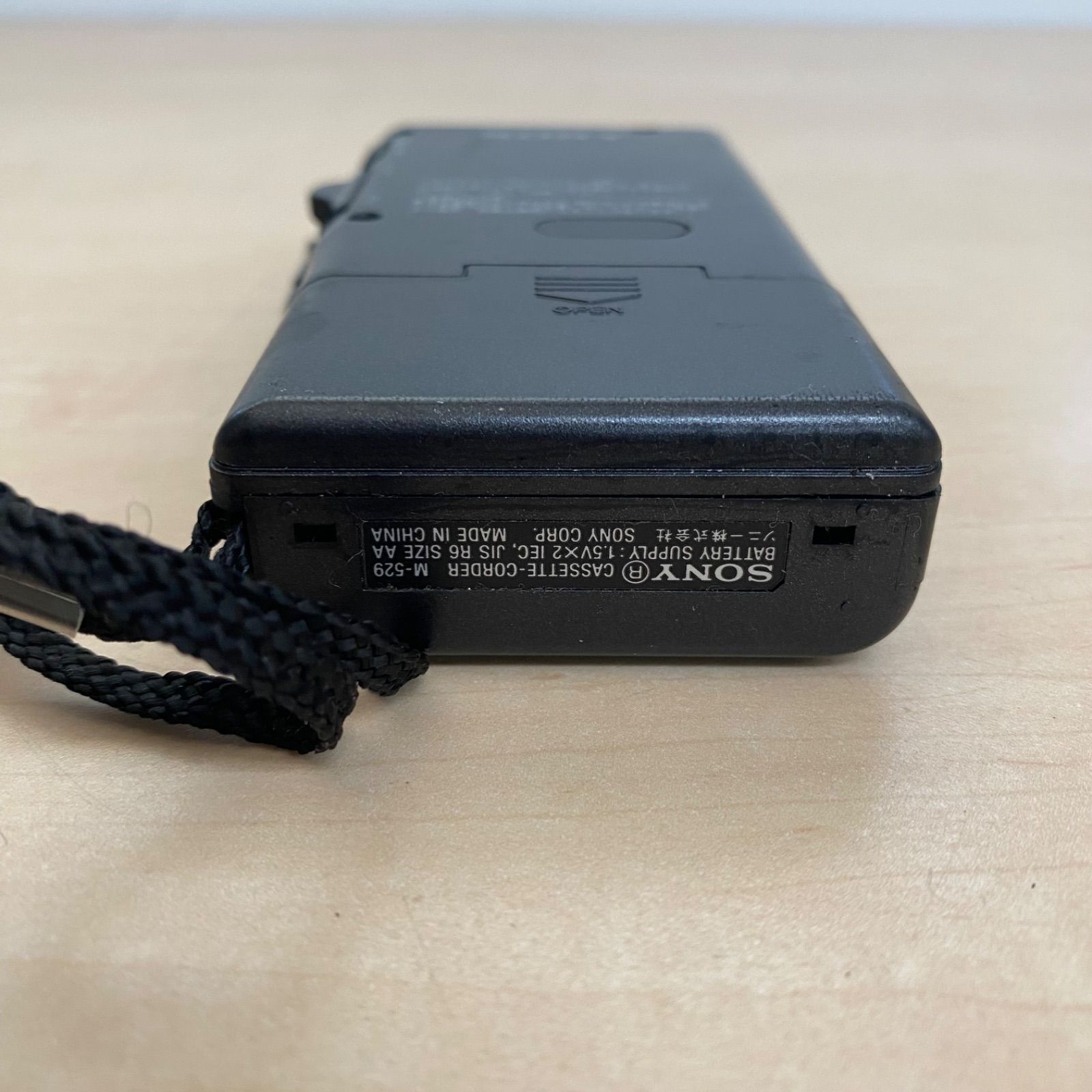 【M-529】SONY マイクロカセットテープレコーダー動作品おまけ付（270） ジャンク品】SONY M-529 マイクロカセットテープレコーダー