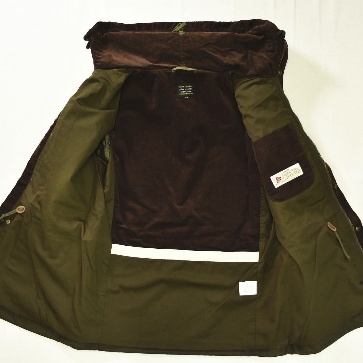 美品】 日本製 バイブリーコート Bibury Court オイルド ミリタリー