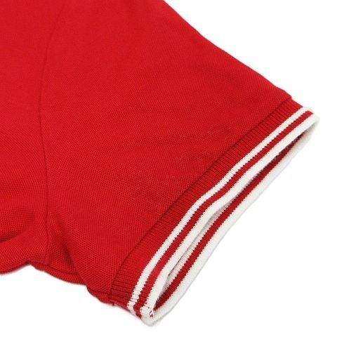 MONCLER モンクレール ポロシャツ 半袖 綿100％ レッド