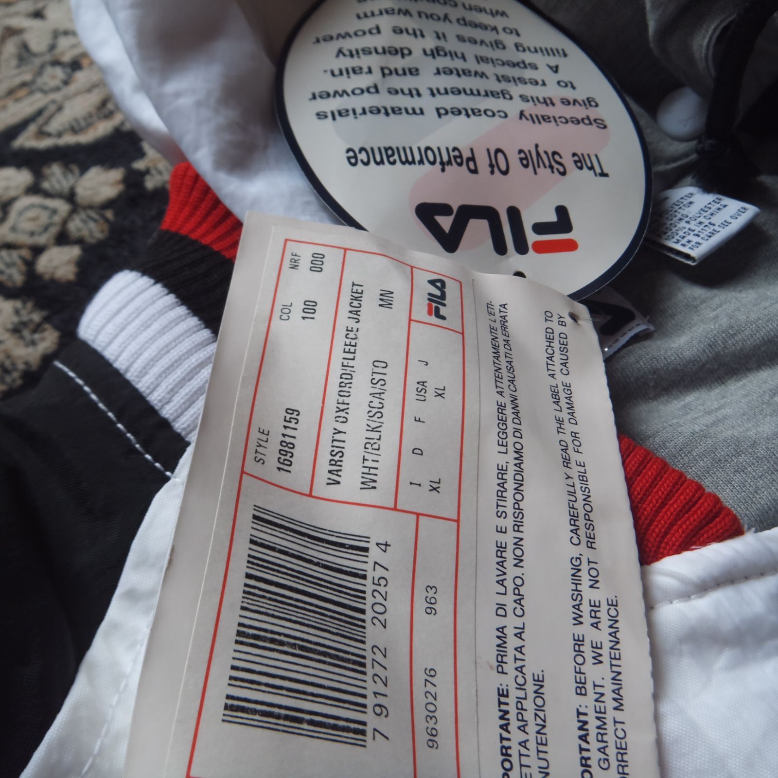 90s fila deadstock nylon jacket - メルカリ