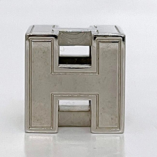HERMES Hキューブ カージュドアッシュ［トップのみ］ □エルメス□ カージュドアッシュ Hキューブ ネックレス