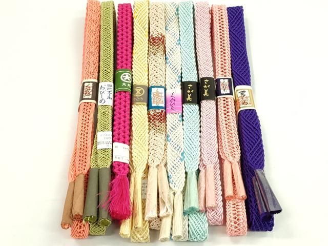 平和屋本店 夏物 和装小物 帯締め10本セット CXAA0381s5