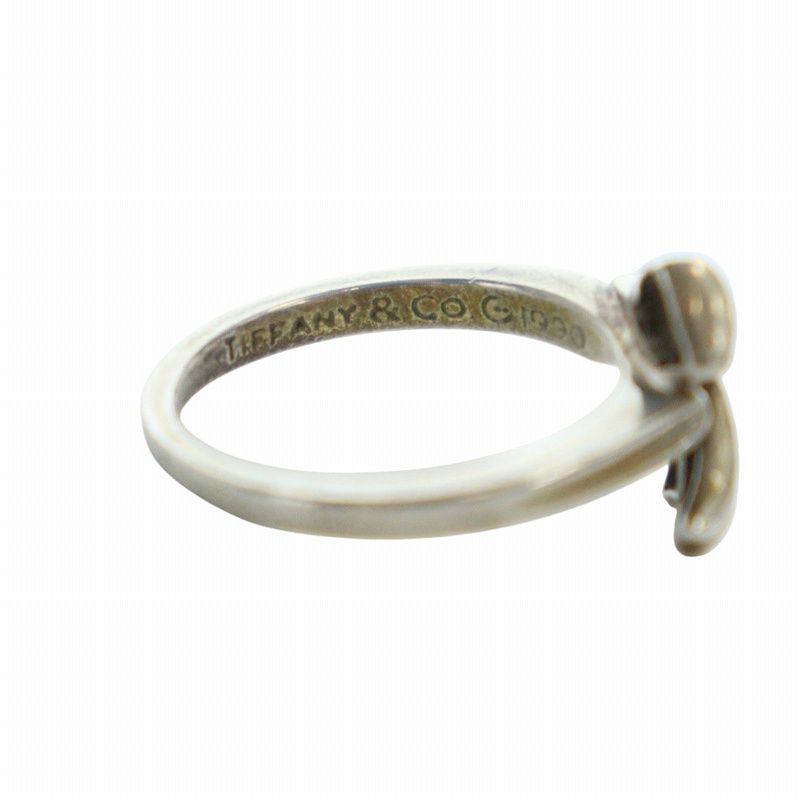 美品✨TIFFANY&Co. SV925 1990年刻印 リボンリング 10号 ティファニー TIFFANY & CO. 指輪 リング リボン モチーフ
