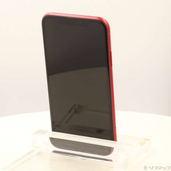 中古品〕 iPhoneXR 64GB プロダクトレッド MT062J／A SIMフリー