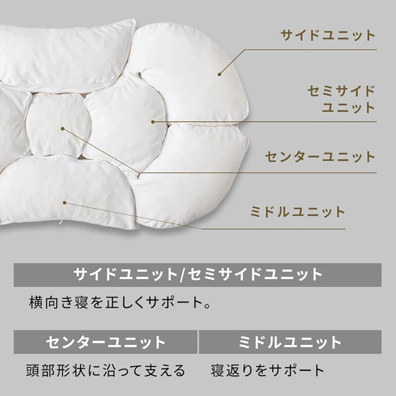 ロフテー9セルピロー4号 専用カバー付き LOFTY（ロフテー） 枕カバー 9