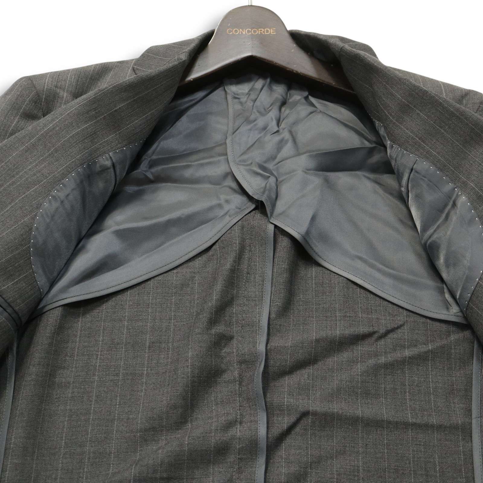 THE SUIT COMPANY スーツカンパニー RAIN&TRAVEL 背抜き☆ ストライプ