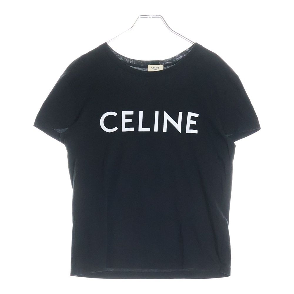 CELINE ロゴプリント 半袖Tシャツ L セリーヌ ヴィンテージ ロゴ 総柄 CELINE (セリーヌ) Logo Print Tee X237370E ロゴプリント 半袖T