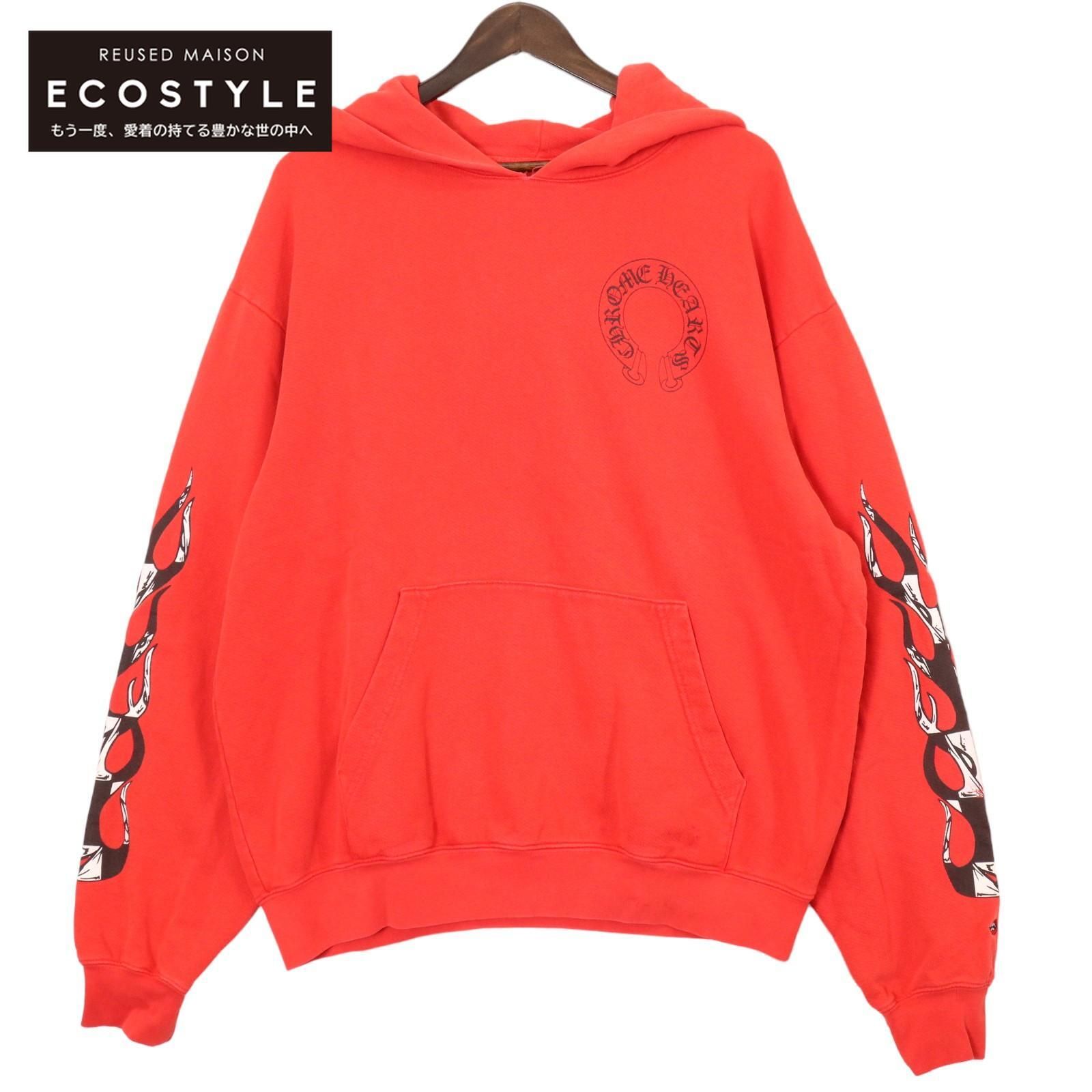 Chrome Hearts クロムハーツ 赤 ×MATTY BOY PPO ketchup HD PLVR フーディープルオーバー L