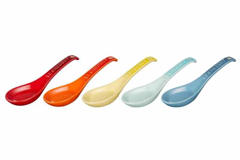 ル クルーゼ Le creuset れんげ レインボー ネオ レンゲ 5本入り ストーンウェア