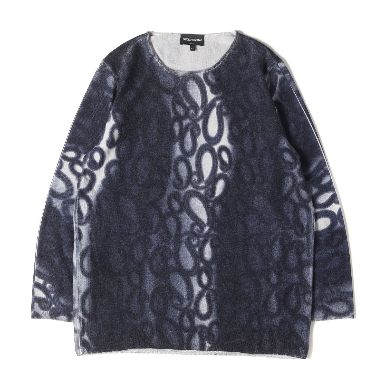 EMPORIO ARMANI エンポリオアルマーニネイビーニットセーター紺長袖