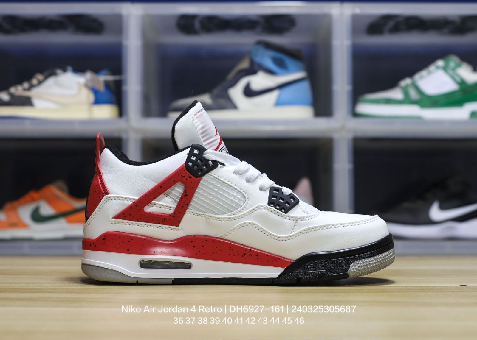 シューズ(女性用) Nike Air Jordan 4 Retro \"Red Cement\" GS) Air Jordan 4 Retro 'Red Cement' 7Y / 8.5W : Amazon.ca