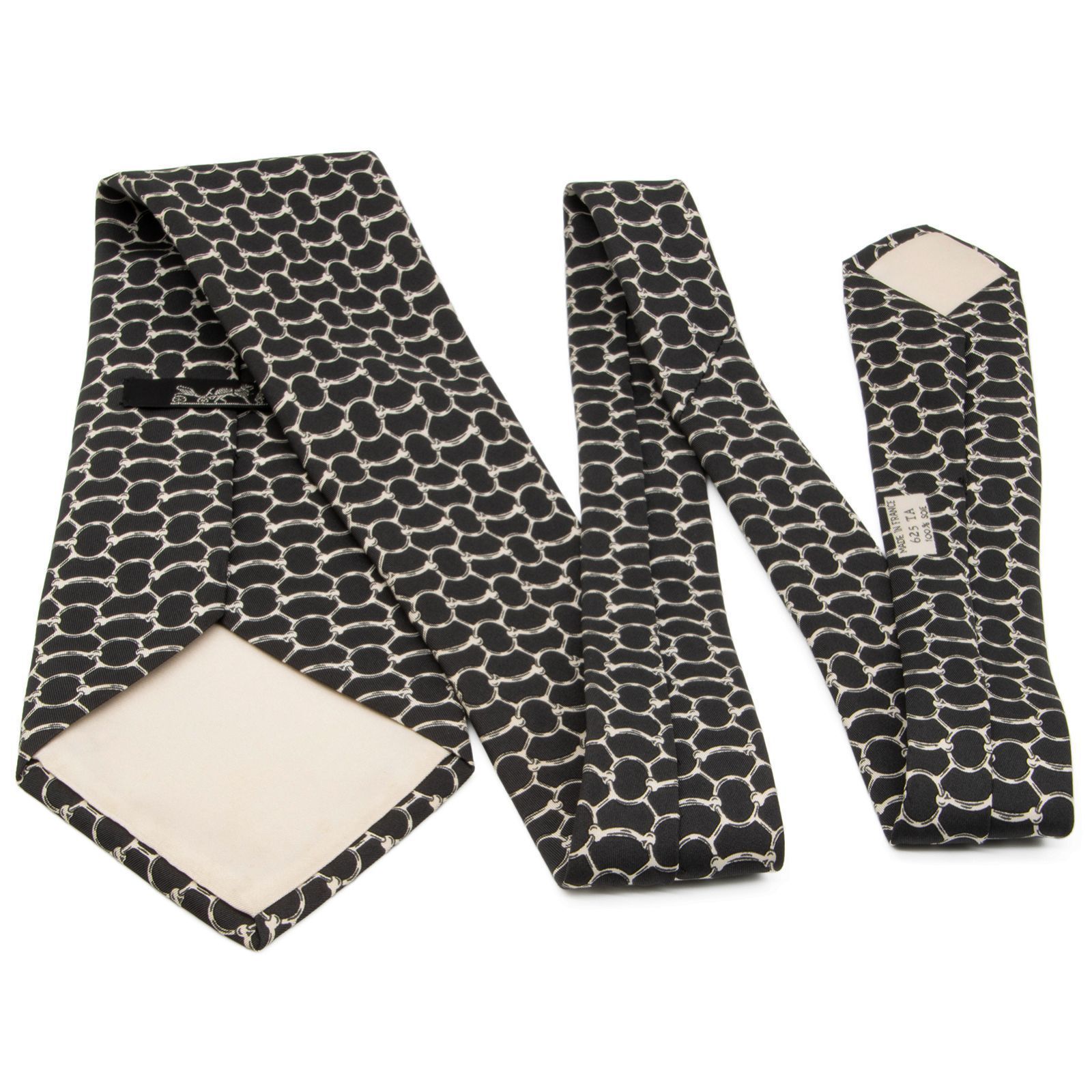 送料無料 エルメス ネクタイ ワイドタイ プリントタイ メンズ