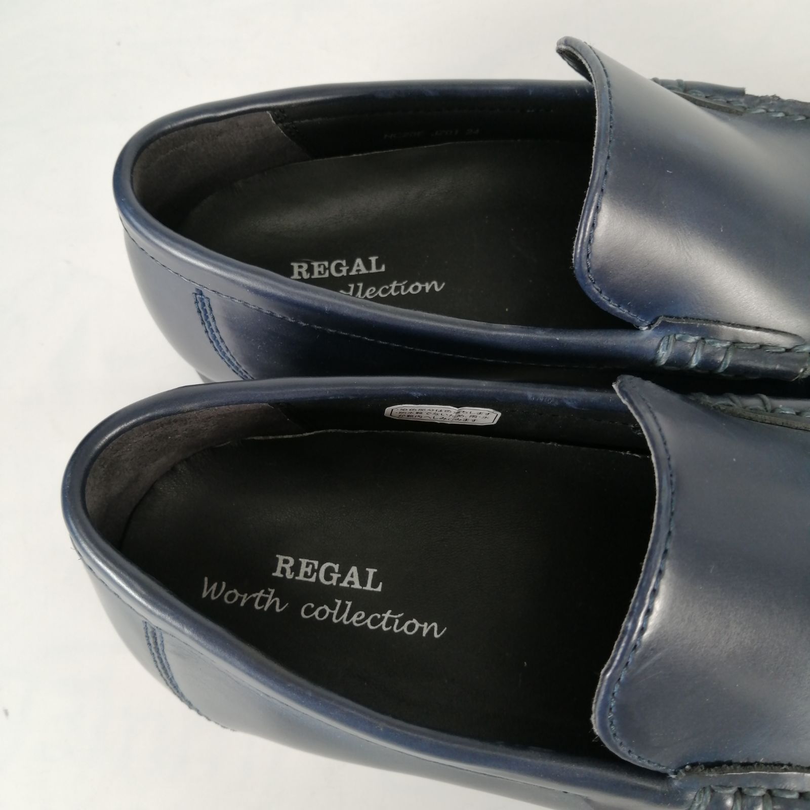 REGAL worth collection スリッポン ローファー 24㎝ ネイビー 紺