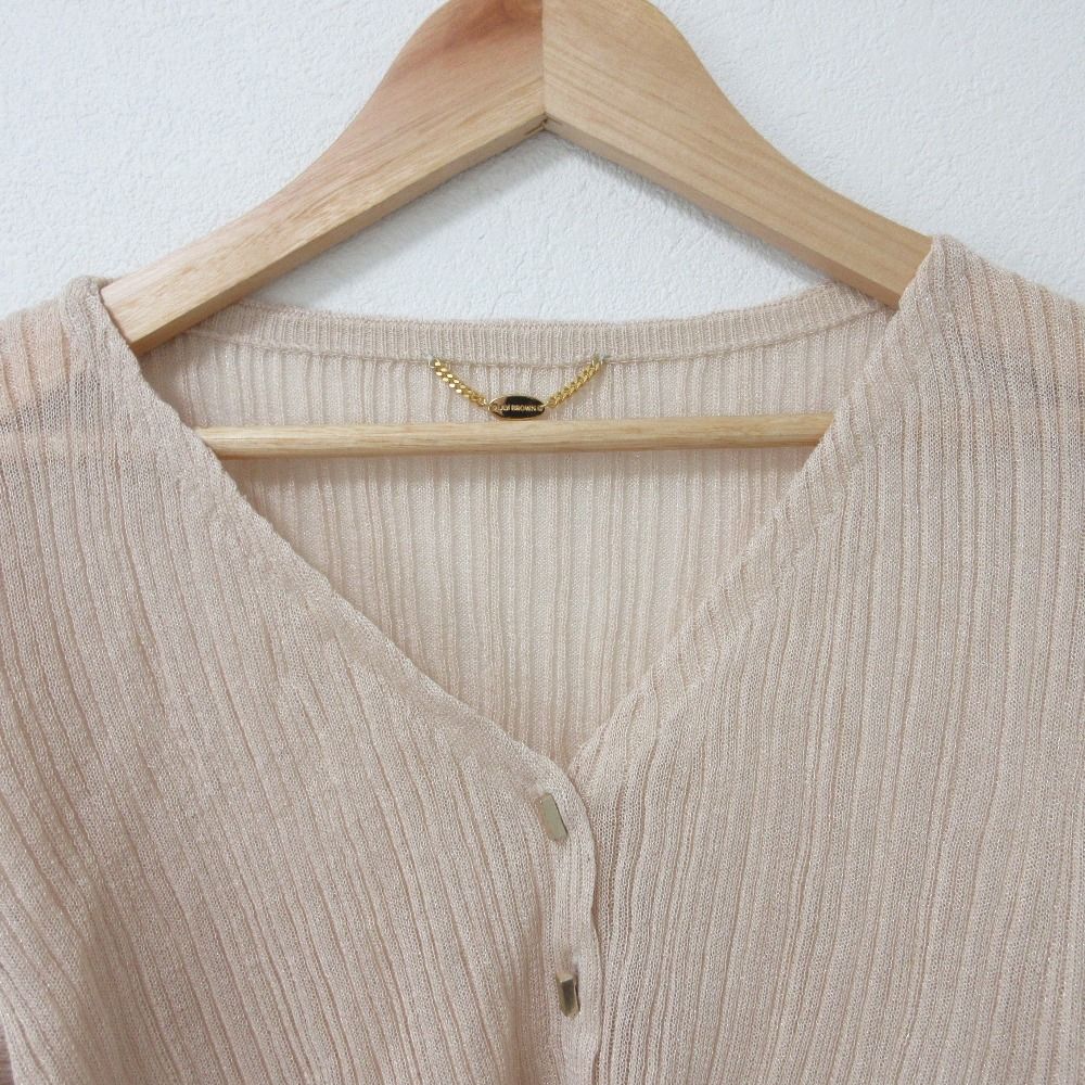未使用 25SS LILY BROWN リリーブラウン クロップド丈 Vネック