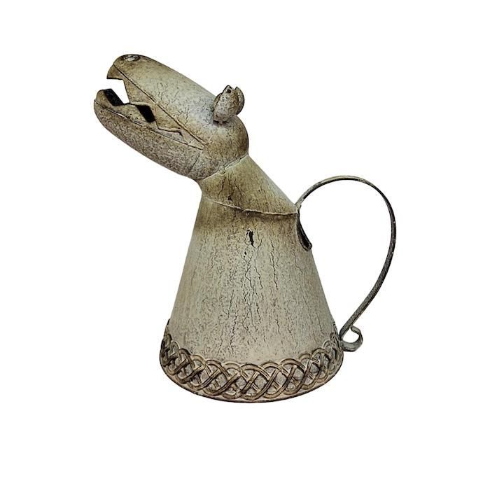 ワニのジョウロ 86367 ホワイト ヴィンテージ ジャンクガーデン