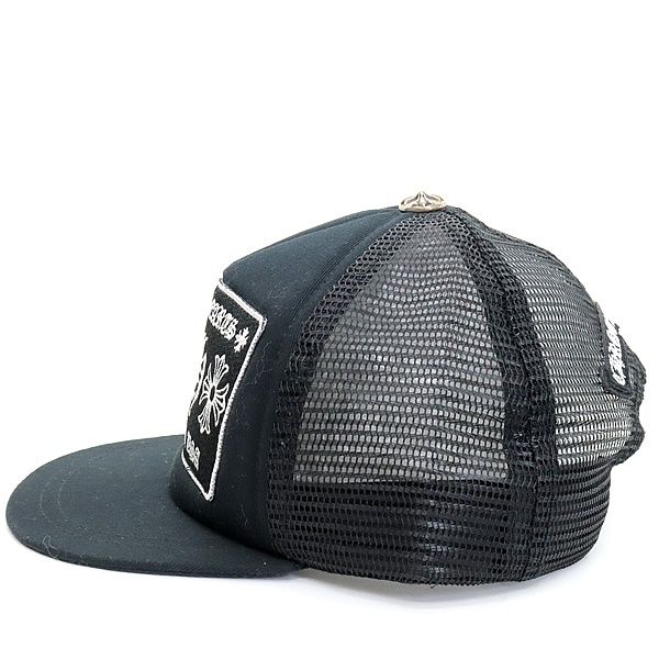 CHROME HEARTS クロムハーツ キッズ CH トラッカーキャップ 帽子 シルバー SV 925 黒 99450