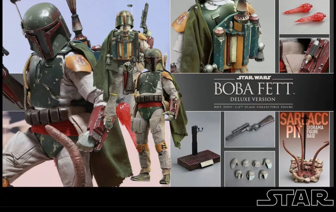 ホットトイズ 1/4 スケール ボバフェット 「ボーナスアクセサリー付き