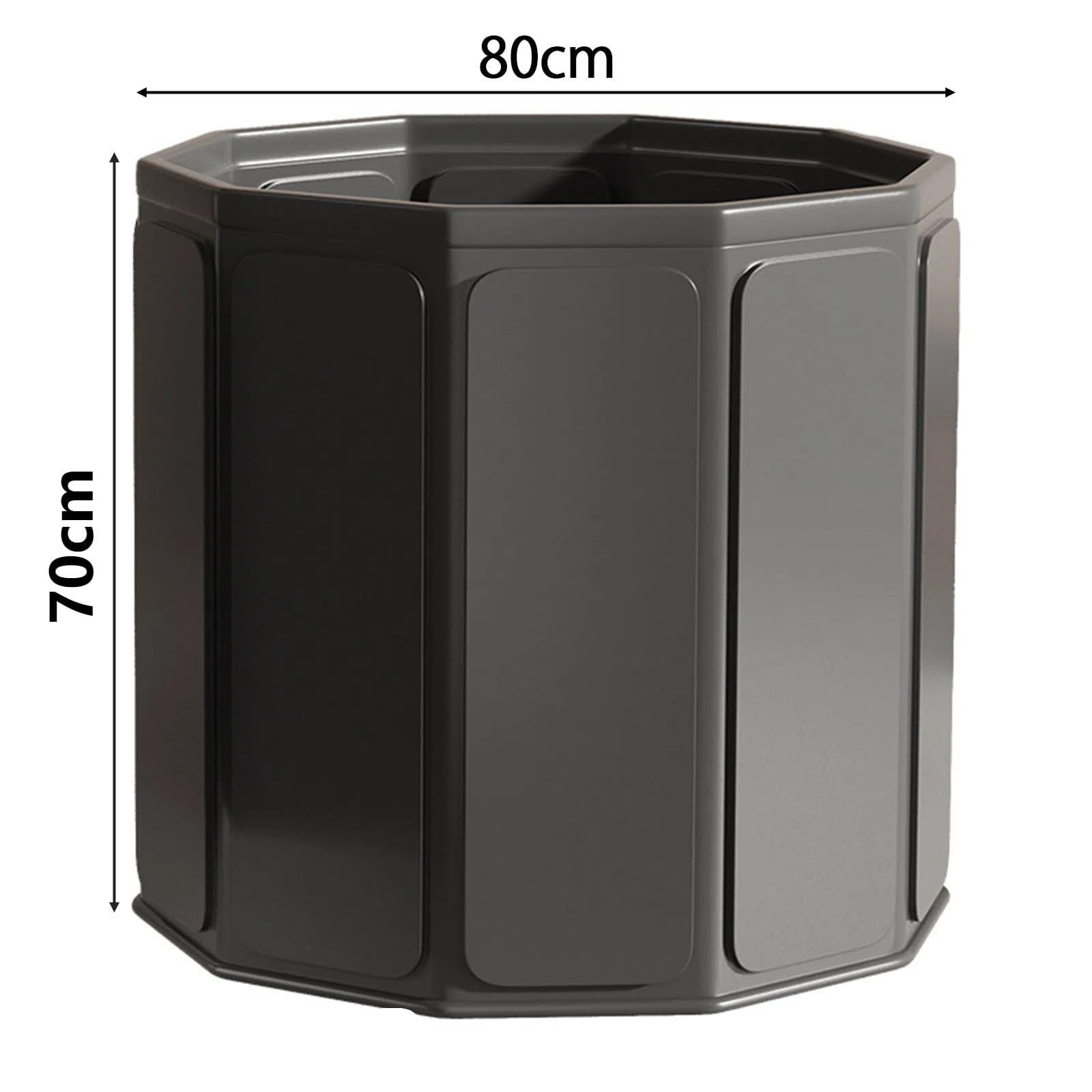 SIMCAT ポータブルバスタブ 折り畳み浴槽 簡易風呂 バスタブ ポータブル浴槽 組立不要 収納簡単 環境に優 浸漬式 SPA 保温 簡易浴槽 風呂 丸型 室内 子供用 大人 家庭用 80x70cm