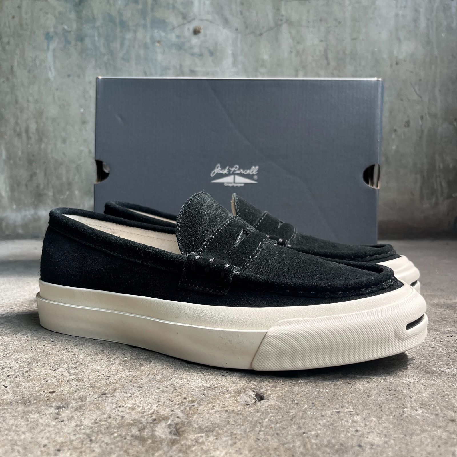 Graphpaper × CONVERSE 25ss JACK PURCELL LOAFER/GP BLACK