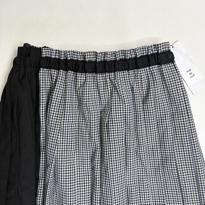 ◇ nop de nod ノップドゥノッド ロングスカート タグ付き 切替