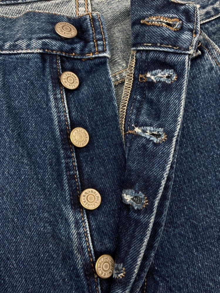 ダブルアールエル RRL DENIM PANTS デニム パンツ ボタンフライ