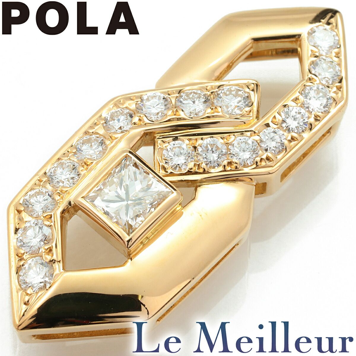 ポーラ ペンダントトップ ダイヤモンド 0.73ct K18 POLA 中古  