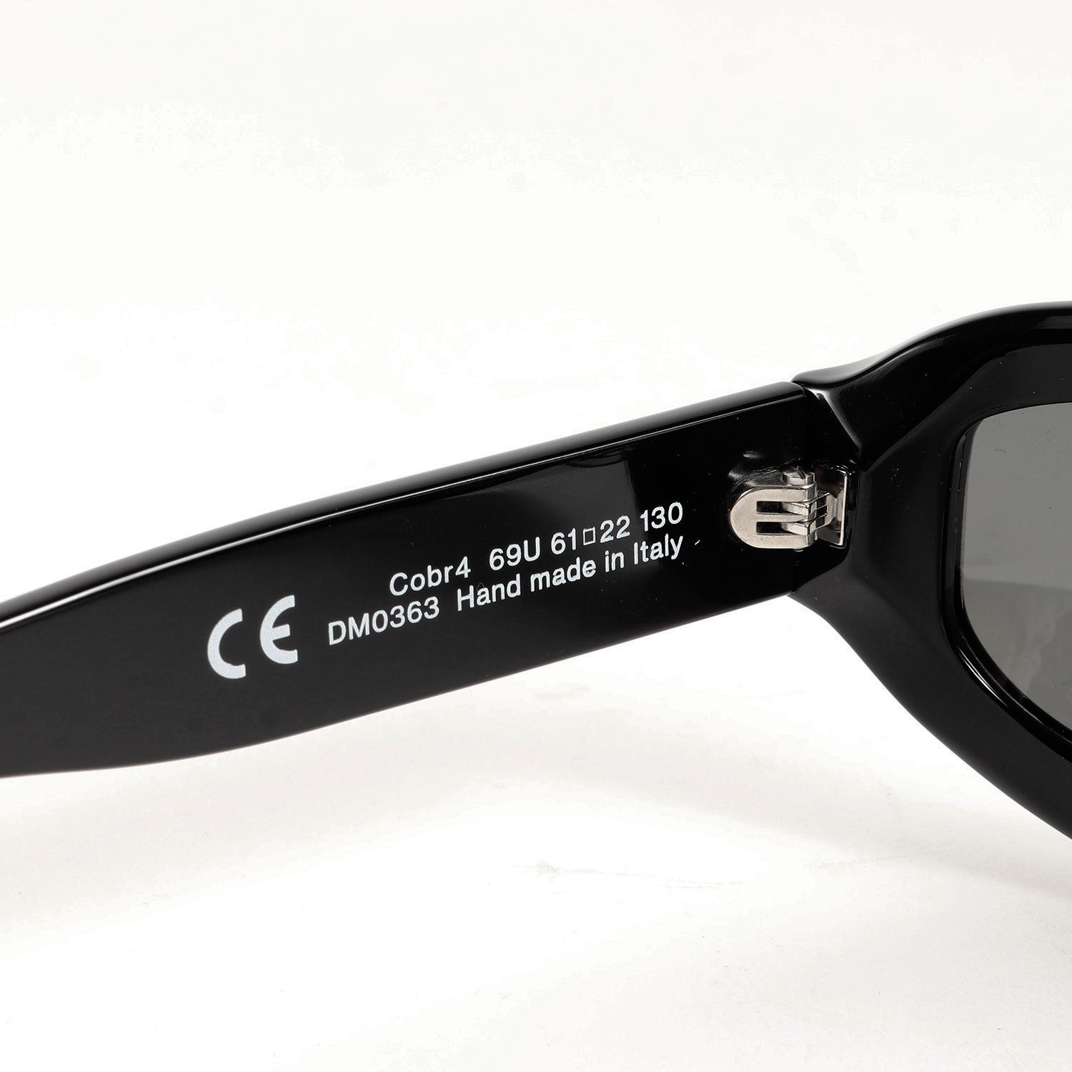 美品 DIESEL ディーゼル ラップアラウンド シェイプ フレーム サングラス DM0363 眼鏡 メガネ アイウェア スポーツ ブラック 黒  61□22 130 イタリア製 ブランド