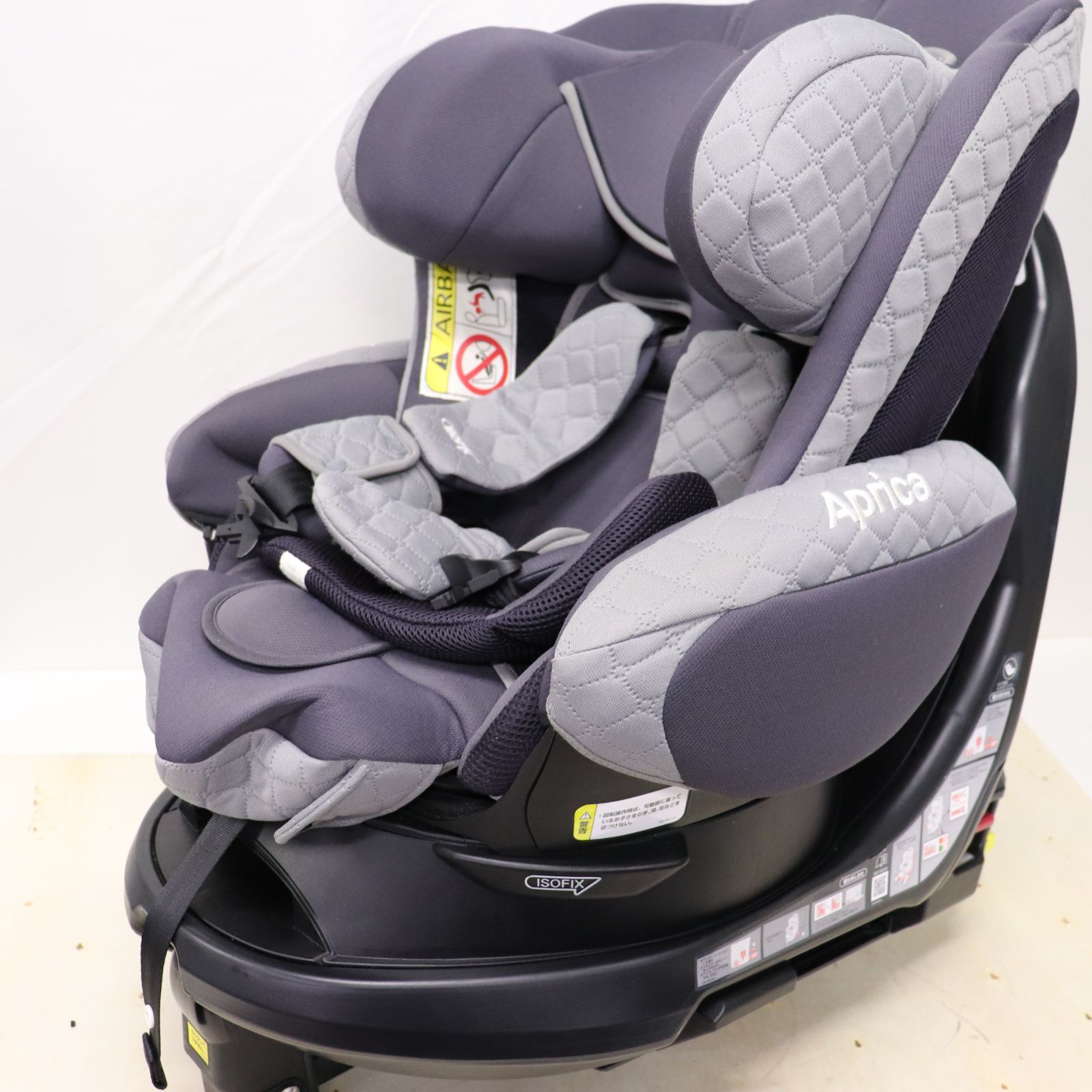 APRICA アップリカ チャイルドシート Fladea grow Premium フラディア グロウ プレミアム ISOFIX グレー 2022360