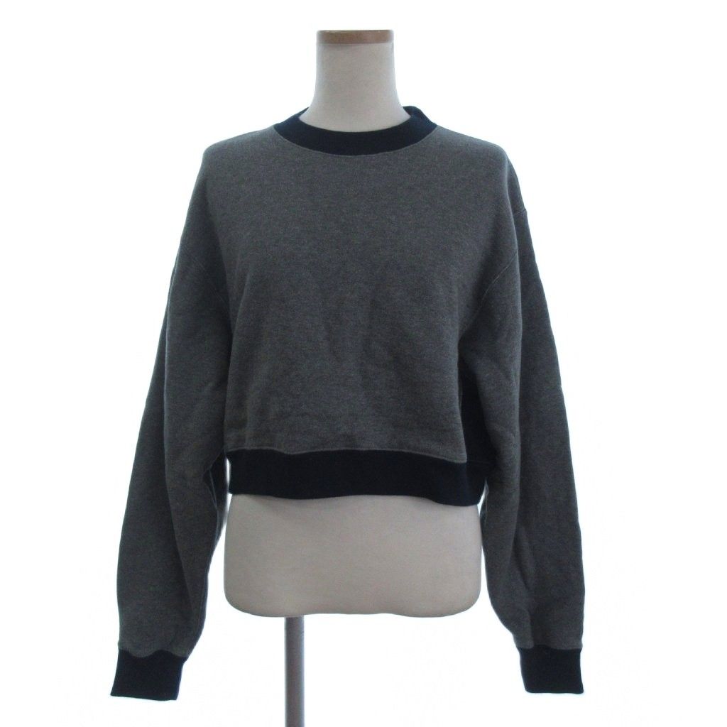 HYKE トレーナー Sサイズ 黒 100%コットン HYKE トレーナー Sサイズ 黒 100%コットン HYKE トレーナー S