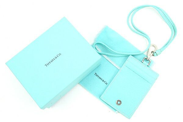 マ*ン様 Tiffany ドキュメントケース　エンべロップ レザーケース ブルー 楽天市場】Tiffany&Co. ティファニーL字ファスナークレジット