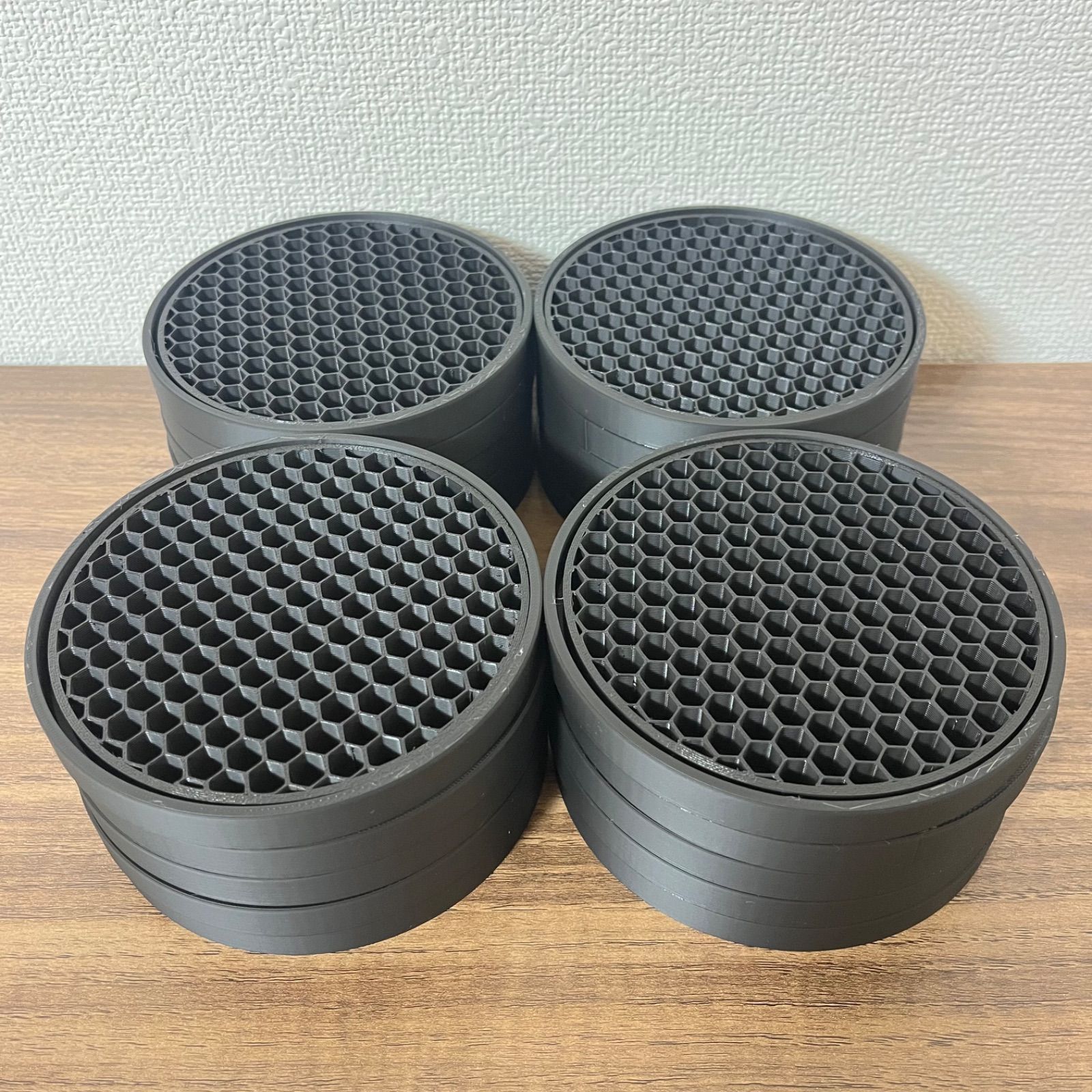 【skynet様専用】受け皿20個　黒 【シンプル】【120mm】 / 3Dプリンター受け皿 円形