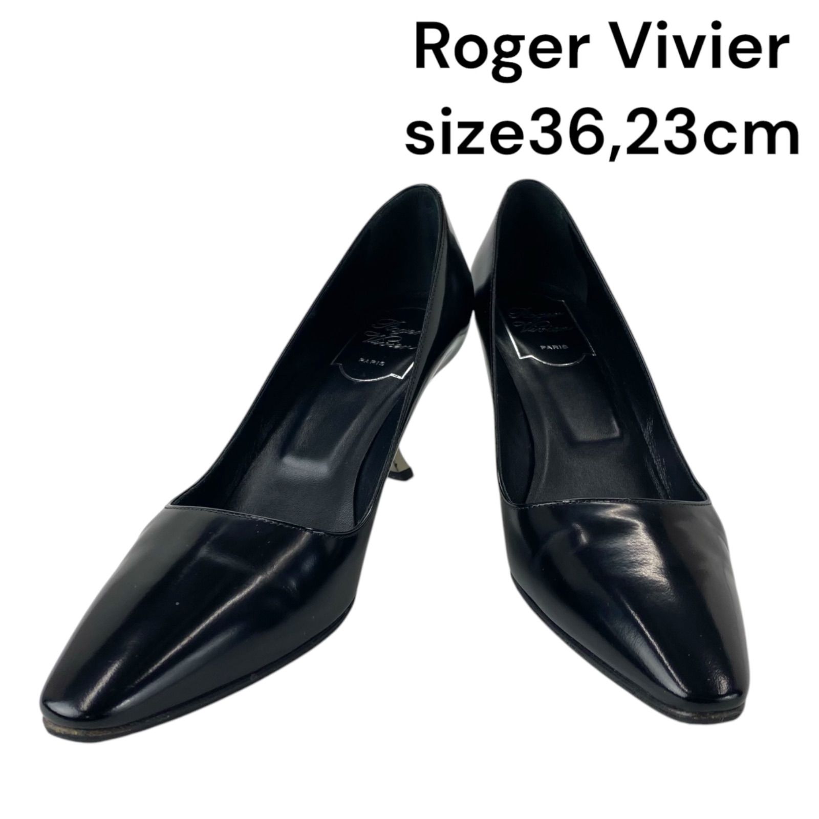 美品ロジェヴィヴィエパンプス36ハーフ 美品ロジェヴィヴィエパンプス36ハーフ（ロジェ・ヴィヴィエ☆36