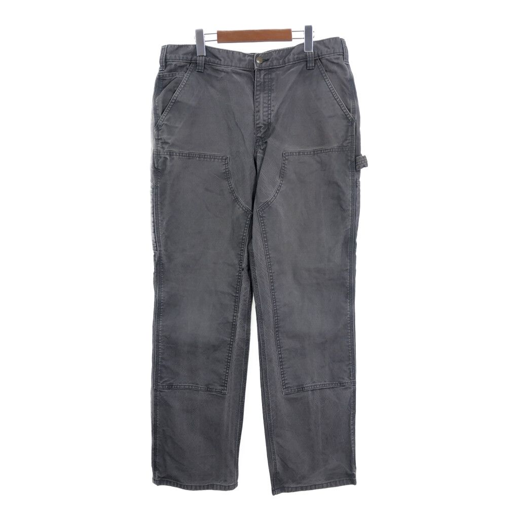 Carhartt カーハート ダブルニー ペインターパンツ ワーク グレー (メンズ W36 L34) 中古 古着 S2016