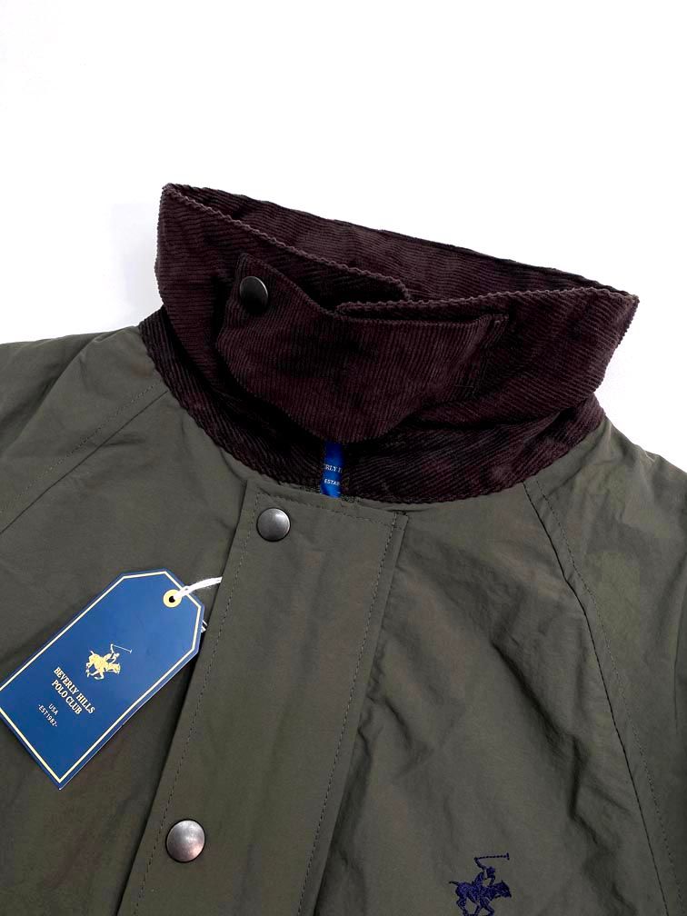 BEVERY HILLS P.C ビバリーヒルズポロクラブ 4422-5341 ハンティング ジャケット sizeM カーキ ◎レディース SIROKUMA-CORPORATION_COM