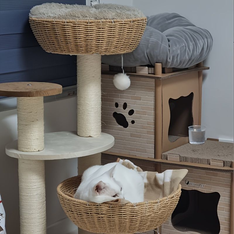 広々とした猫ハウス 四季を通じて理想的