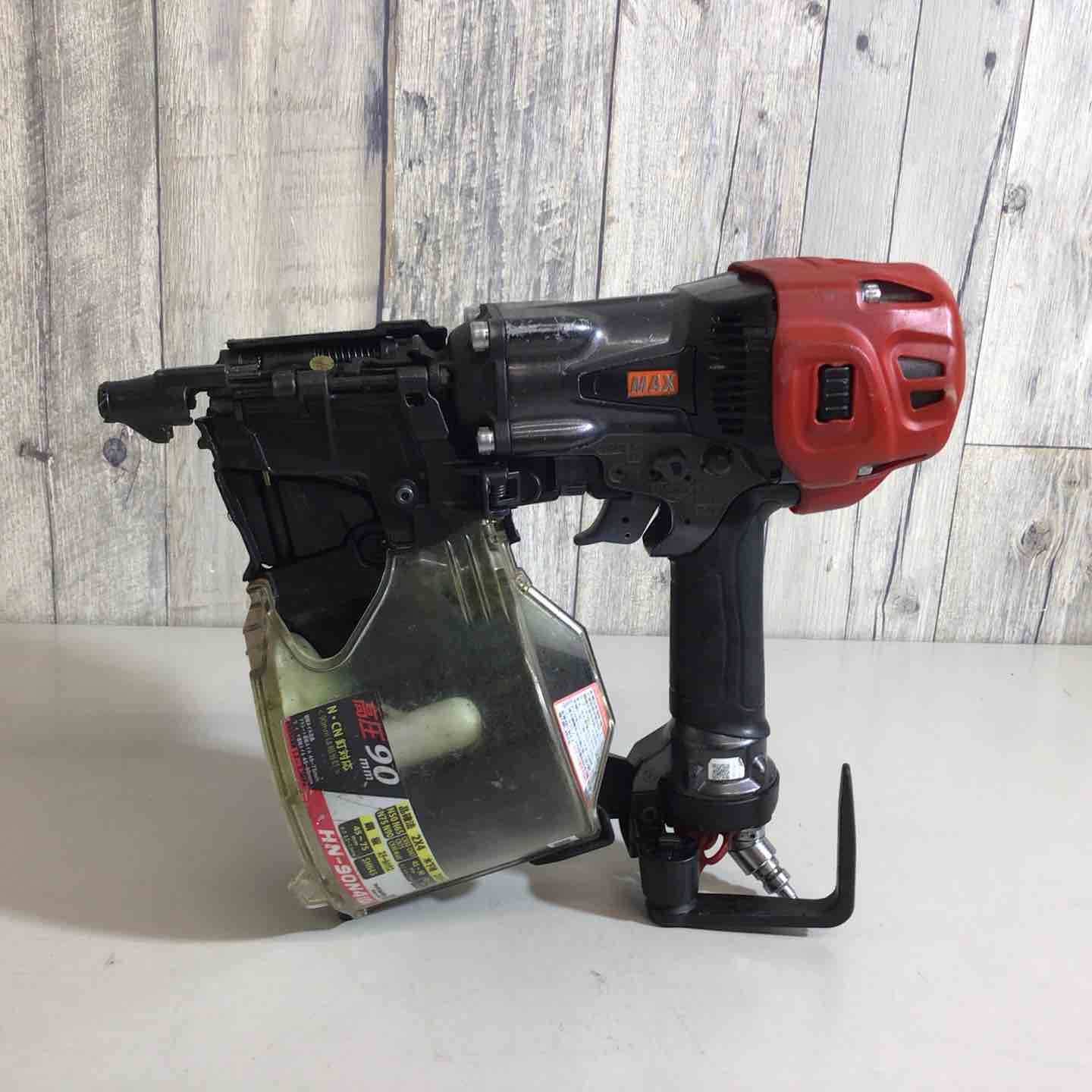 MAX 高圧釘打ち機 スーパーネイラ HHN-90N4(D)-R