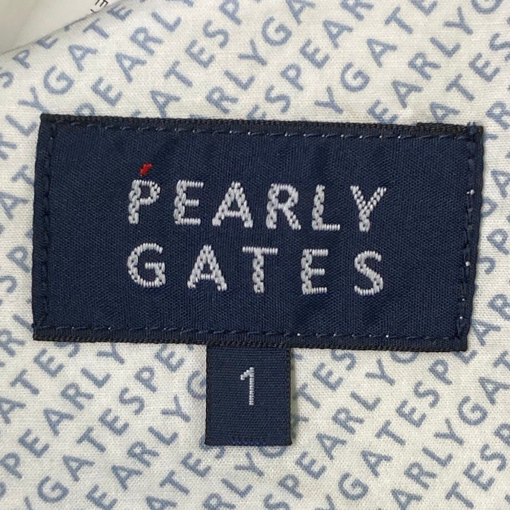 サイズ：1 PEARLY GATES パーリーゲイツ  ストレッチスカート バックボタン ボーダー柄 ネイビー系 [240101447339] ゴルフウェア レディース ストスト サイズ：1 PEARLY GATES パーリーゲイツ ストレッチスカート